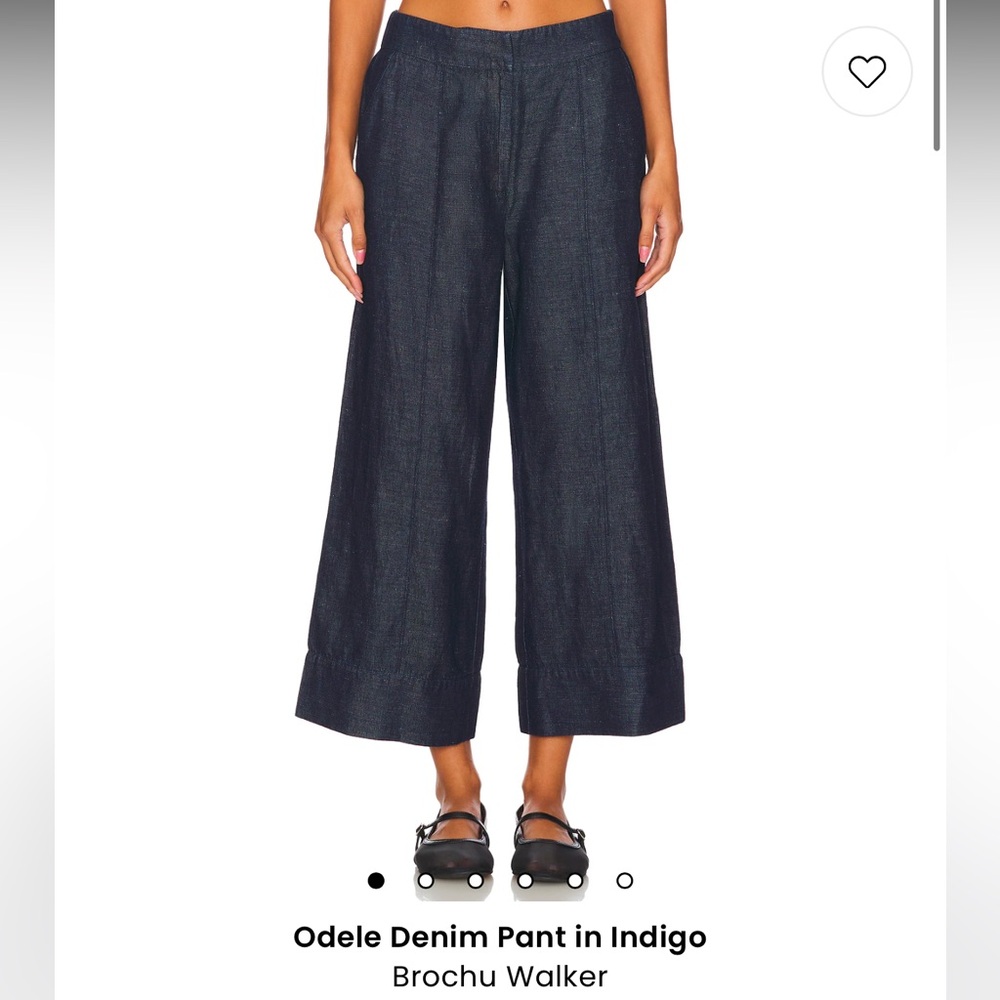 BROCHU WALKER ODELE LINEN BLEND WIDE LEG